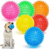 3 Pieces Durable Dog Toys: Squeaky Balls for Teeth Cleaning and Training